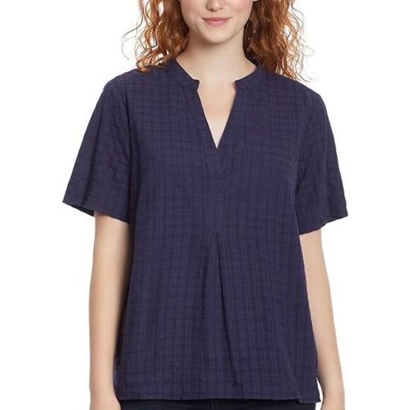 Gloria Vanderbilt V-Neck Blouse - Picture 1 of 6
